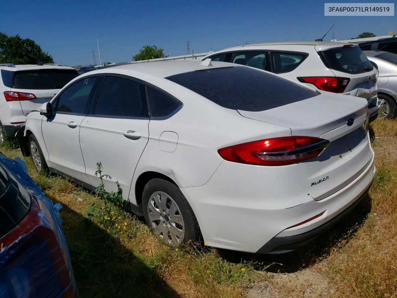 3FA6P0G71LR149519 2020 Ford Fusion S