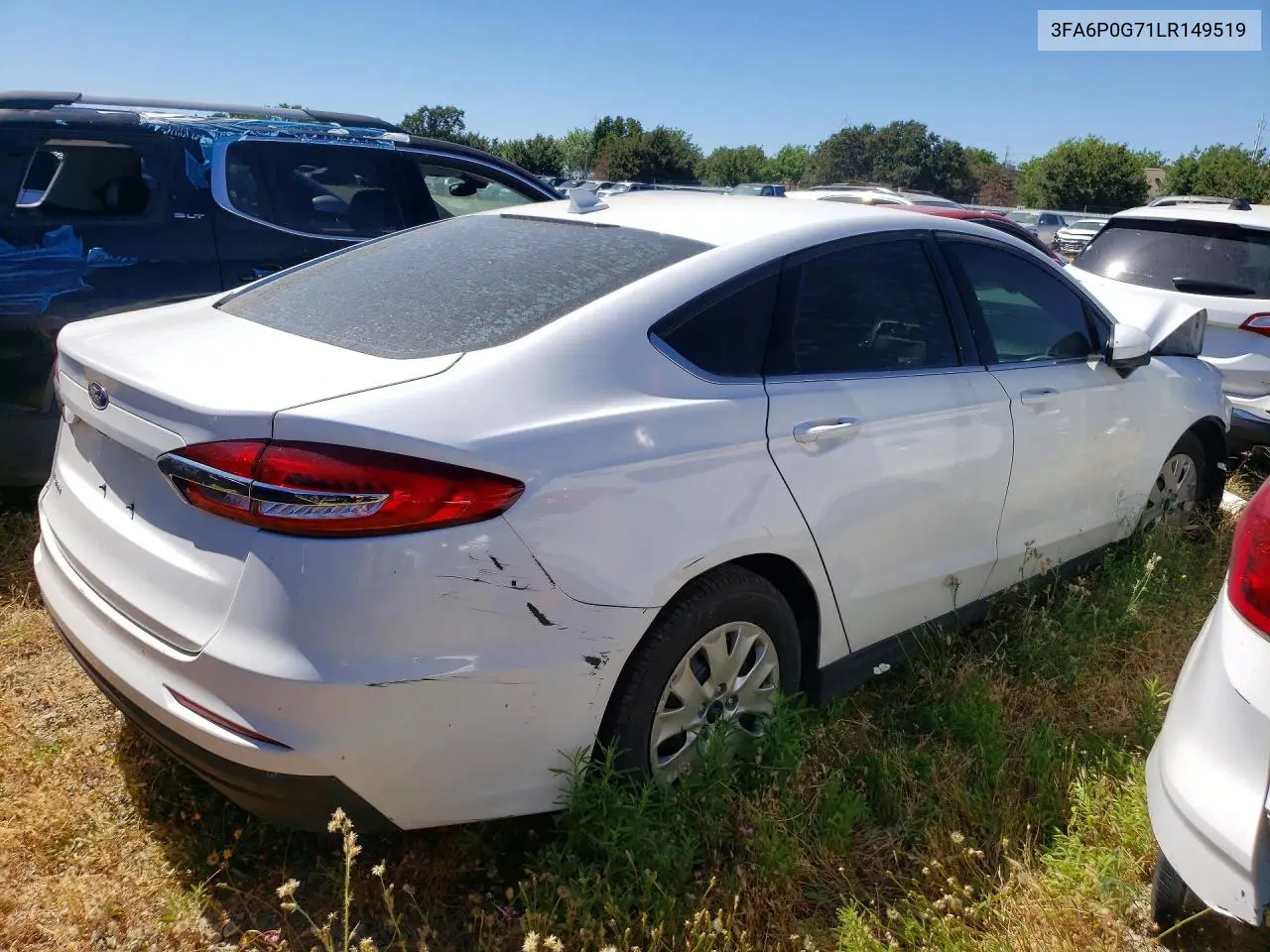 3FA6P0G71LR149519 2020 Ford Fusion S
