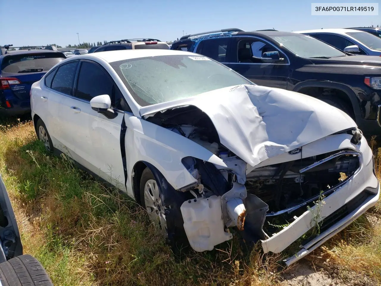 3FA6P0G71LR149519 2020 Ford Fusion S