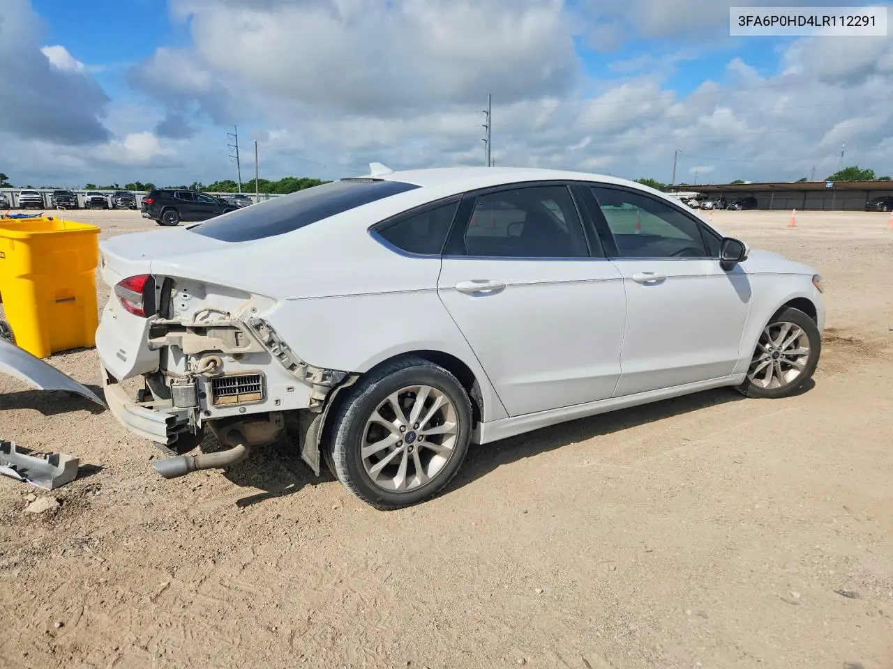 2020 Ford Fusion VIN: 3FA6P0HD4LR112291 Lot: 56869096