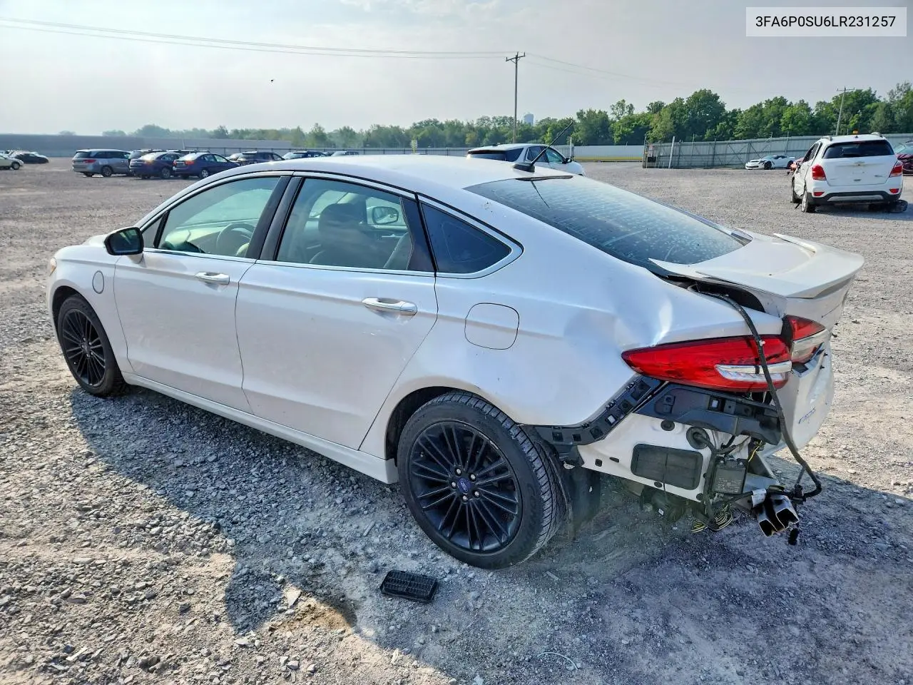 2020 Ford Fusion Titanium VIN: 3FA6P0SU6LR231257 Lot: 60983476
