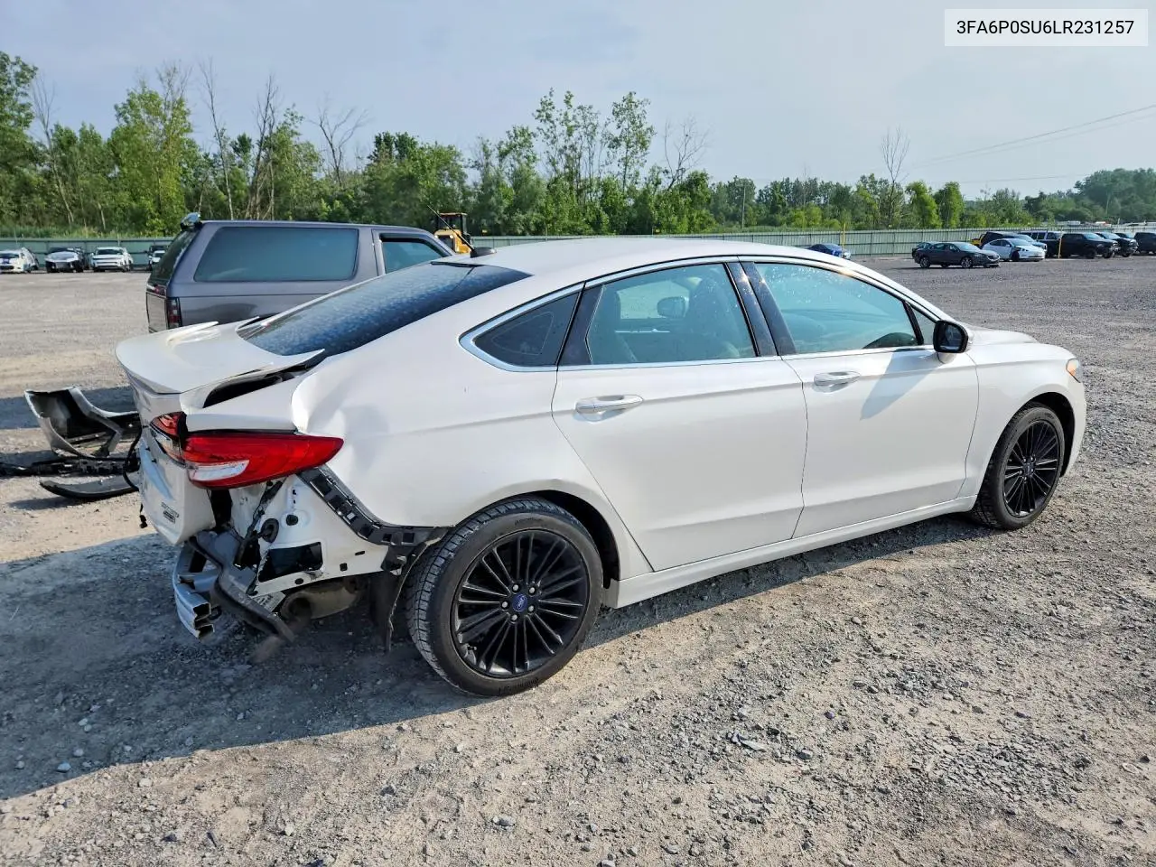 2020 Ford Fusion Titanium VIN: 3FA6P0SU6LR231257 Lot: 60983476