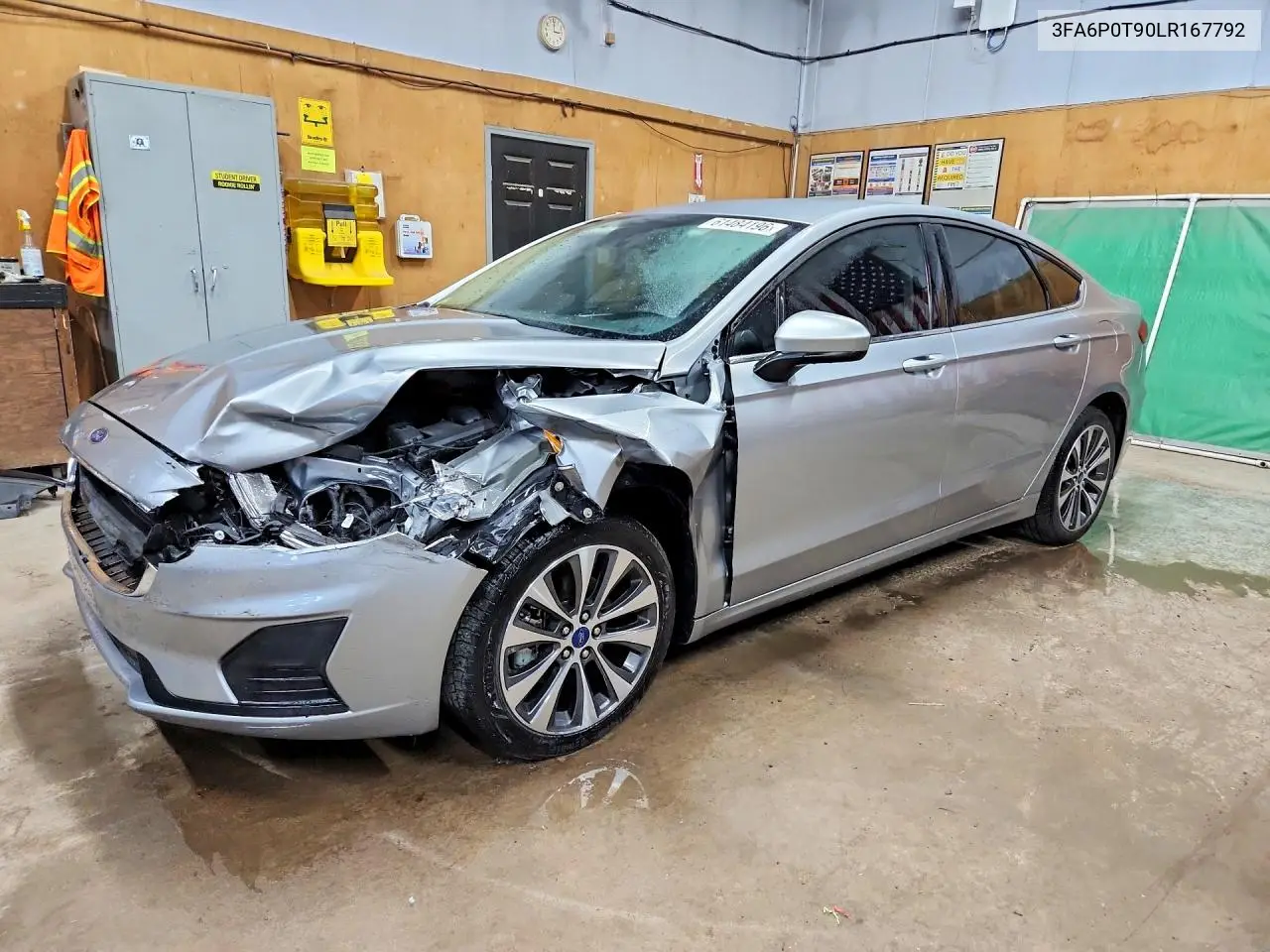 2020 Ford Fusion Se VIN: 3FA6P0T90LR167792 Lot: 61484196