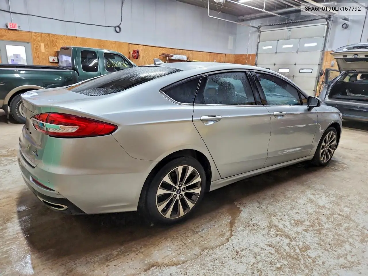 2020 Ford Fusion Se VIN: 3FA6P0T90LR167792 Lot: 61484196