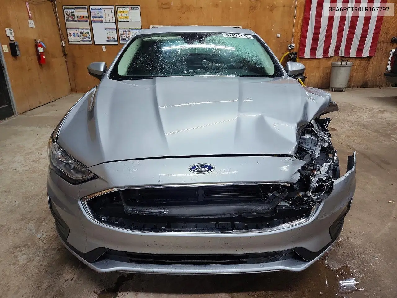 2020 Ford Fusion Se VIN: 3FA6P0T90LR167792 Lot: 61484196