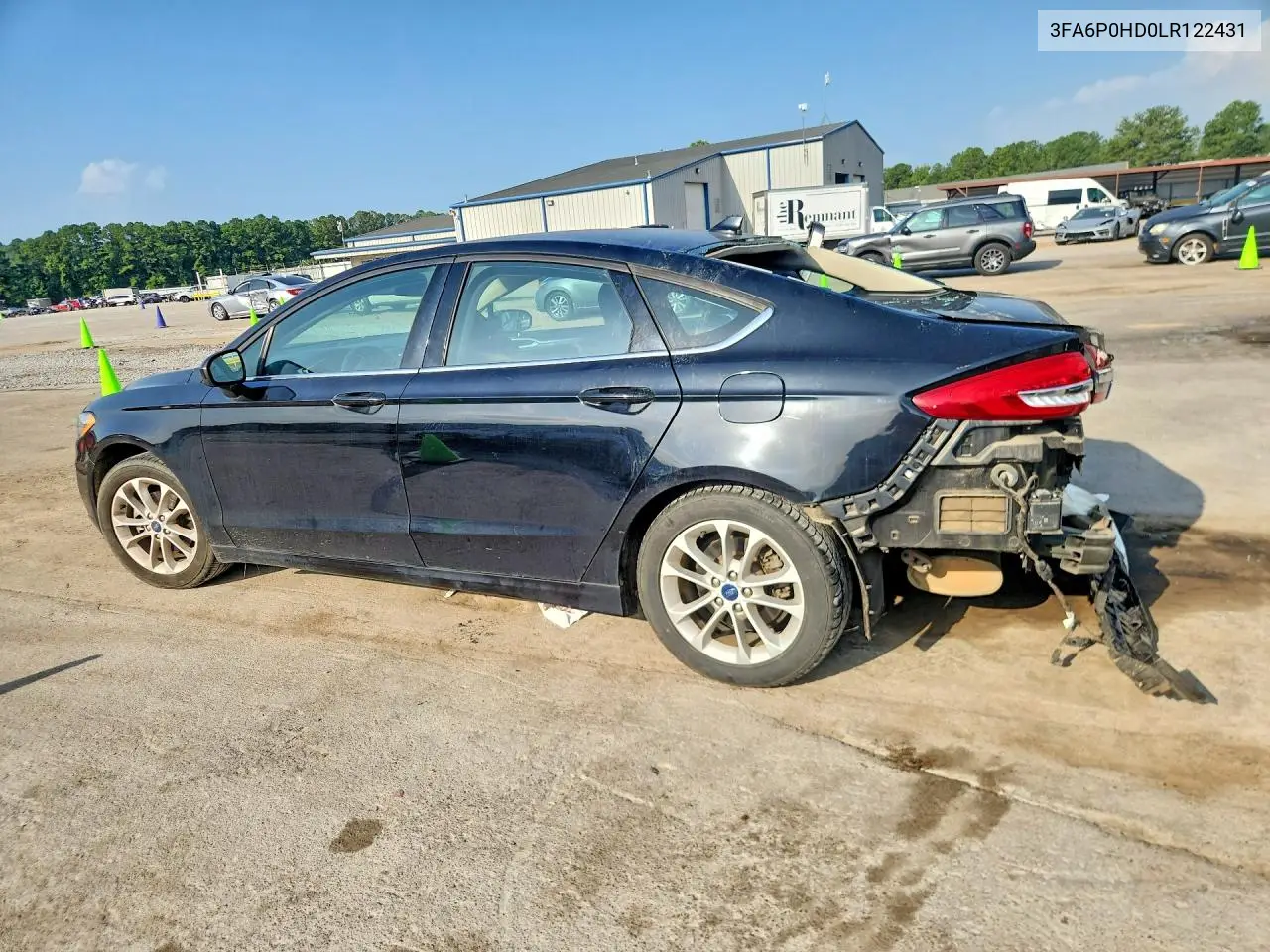 2020 Ford Fusion Se VIN: 3FA6P0HD0LR122431 Lot: 61884036