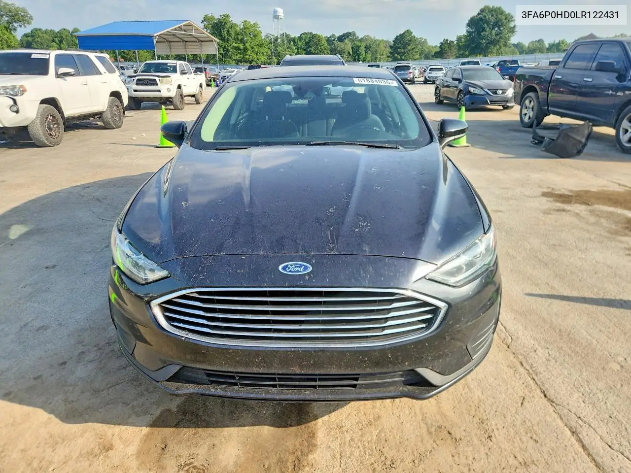 2020 Ford Fusion Se VIN: 3FA6P0HD0LR122431 Lot: 61884036