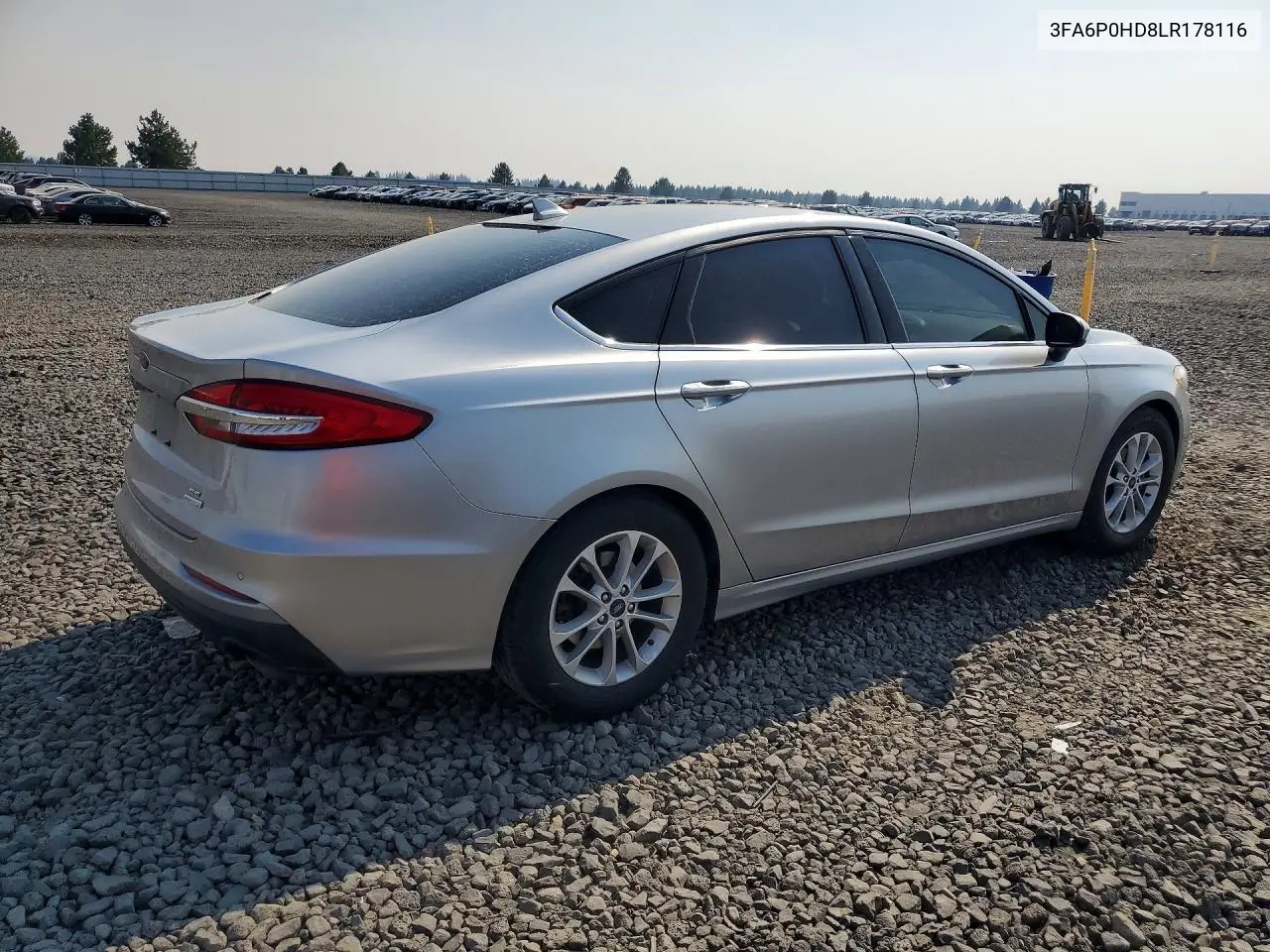 2020 Ford Fusion Se VIN: 3FA6P0HD8LR178116 Lot: 62529746