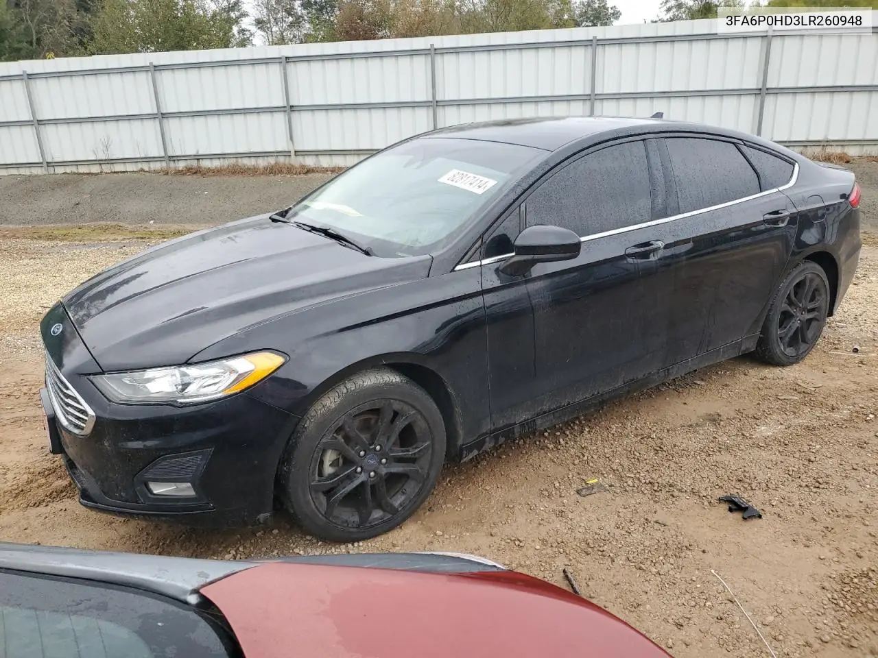 3FA6P0HD3LR260948 2020 Ford Fusion Se