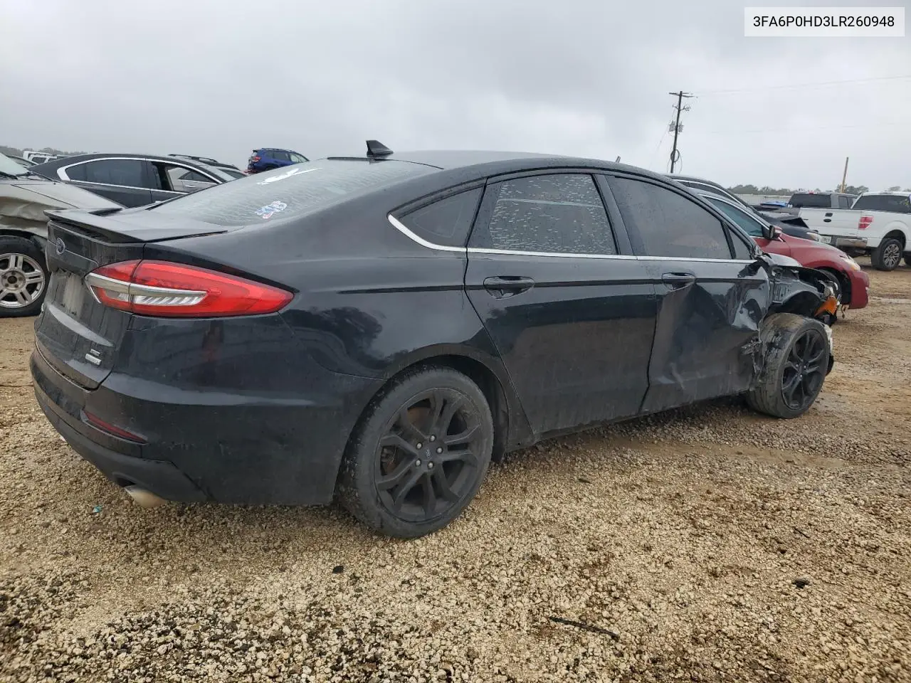 3FA6P0HD3LR260948 2020 Ford Fusion Se