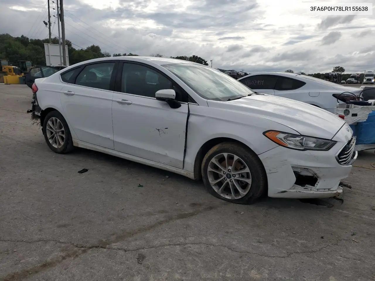 3FA6P0H78LR155638 2020 Ford Fusion Se