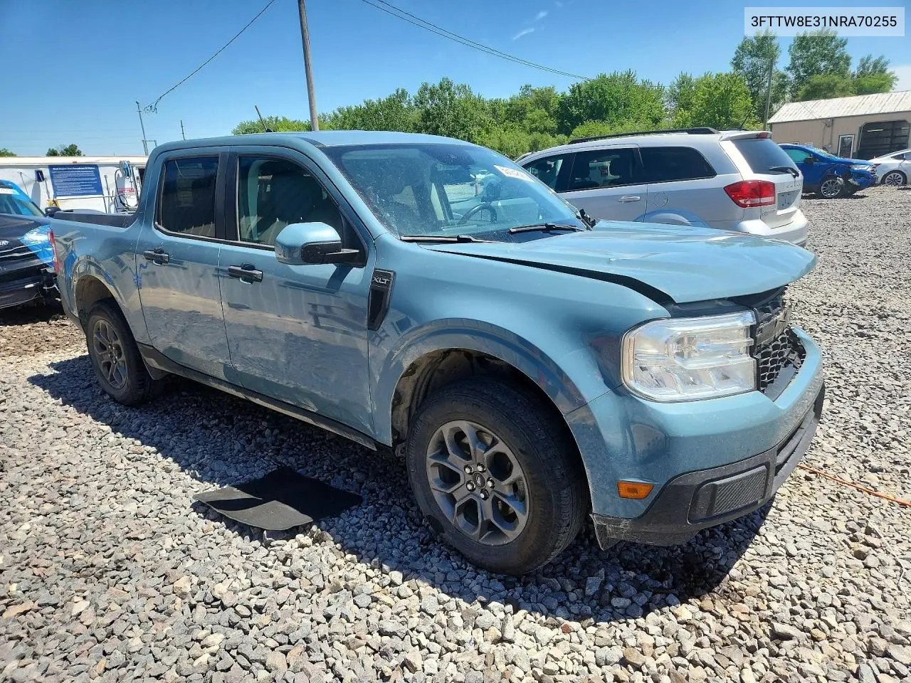 2022 Ford Maverick Xl VIN: 3FTTW8E31NRA70255 Lot: 55134826