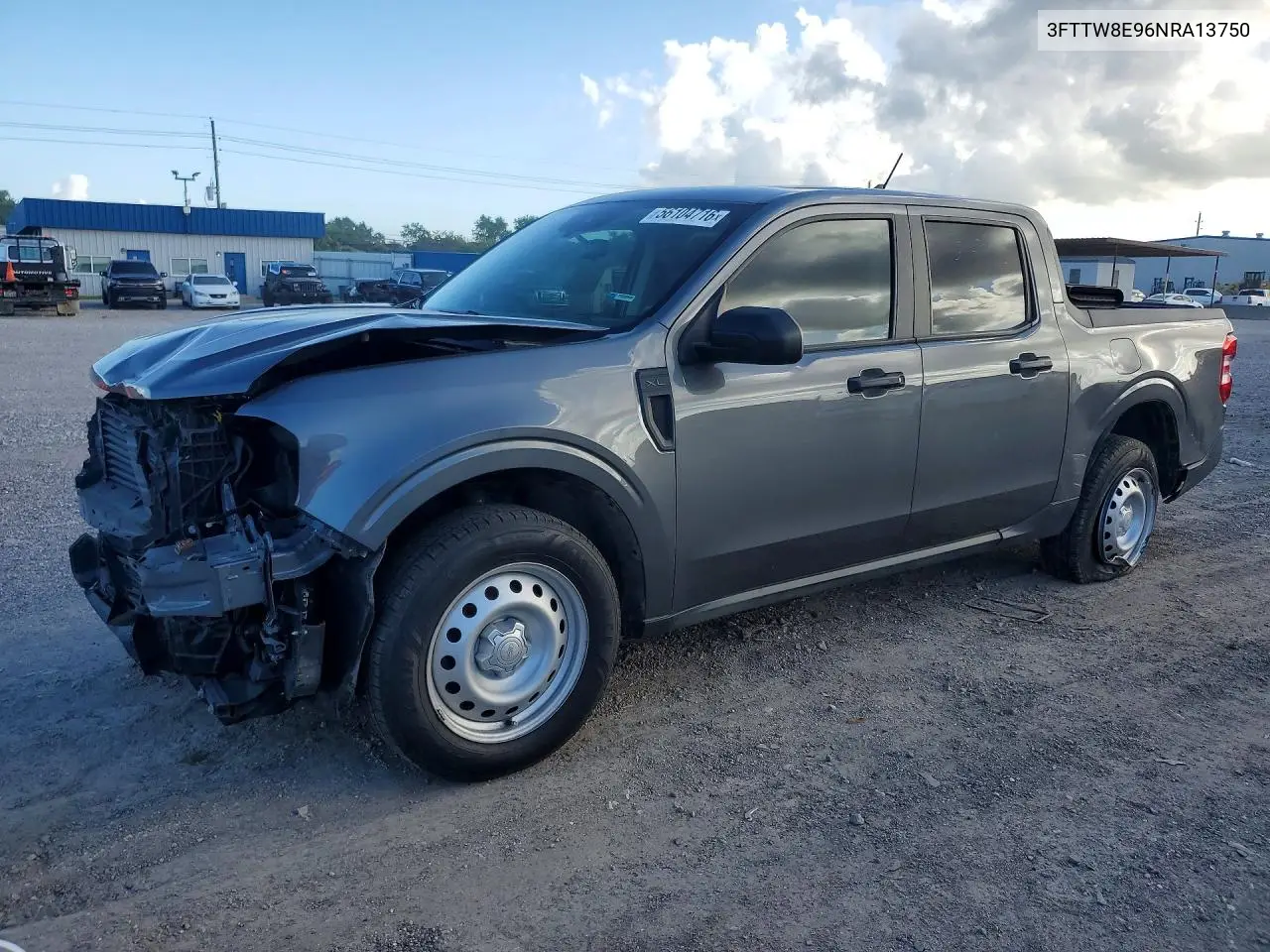 2022 Ford Maverick Xl VIN: 3FTTW8E96NRA13750 Lot: 56104716