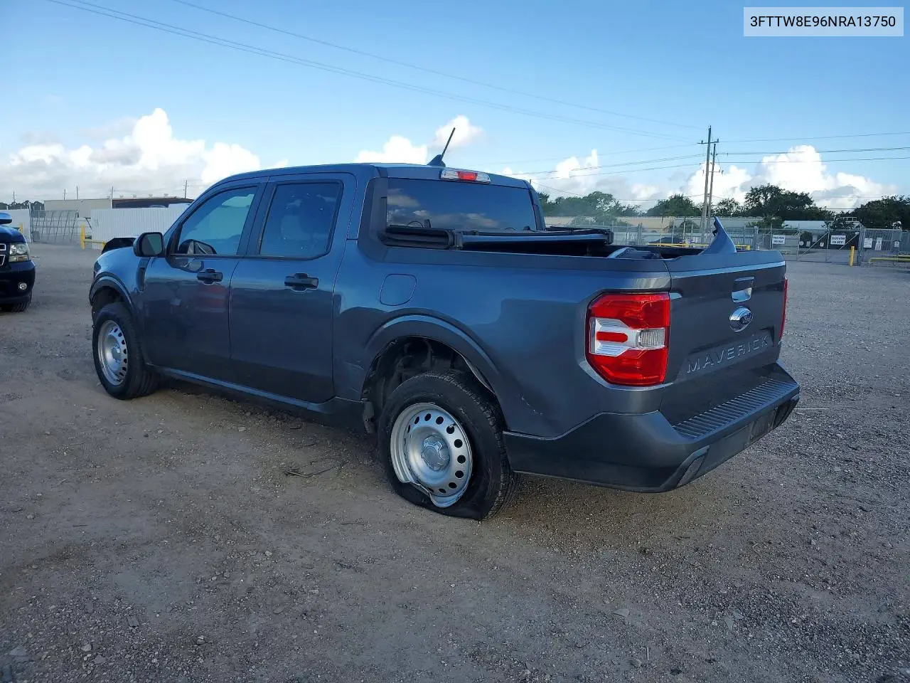 2022 Ford Maverick Xl VIN: 3FTTW8E96NRA13750 Lot: 56104716