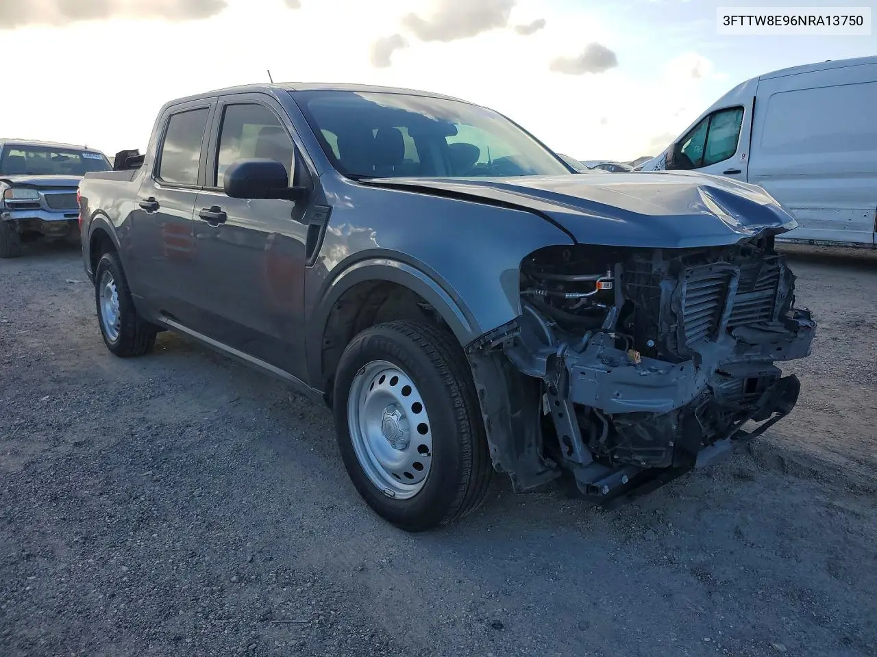 2022 Ford Maverick Xl VIN: 3FTTW8E96NRA13750 Lot: 56104716