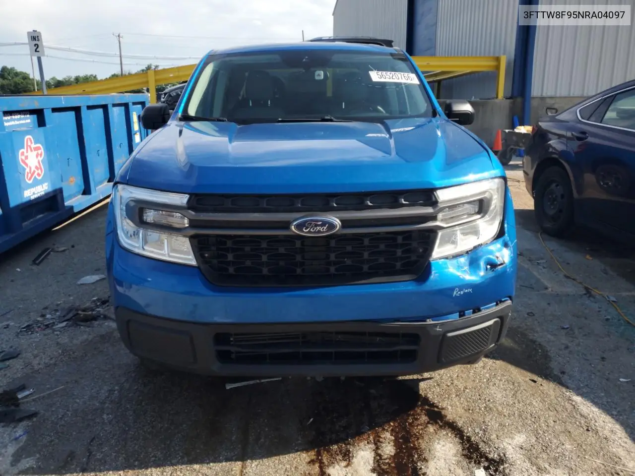 2022 Ford Maverick Xl VIN: 3FTTW8F95NRA04097 Lot: 56520766