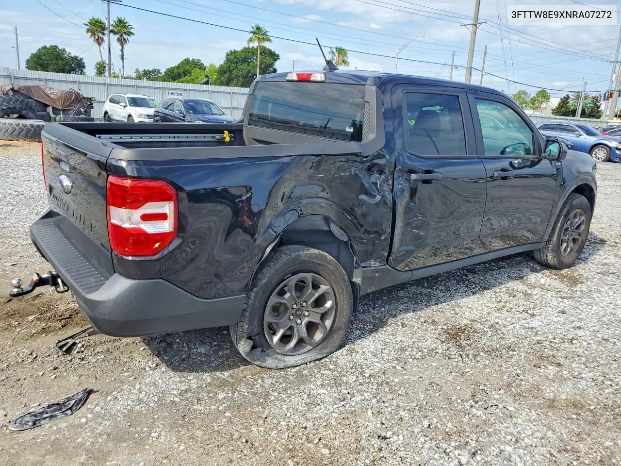 2022 Ford Maverick Xl/Xlt/Lariat VIN: 3FTTW8E9XNRA07272 Lot: 57010556