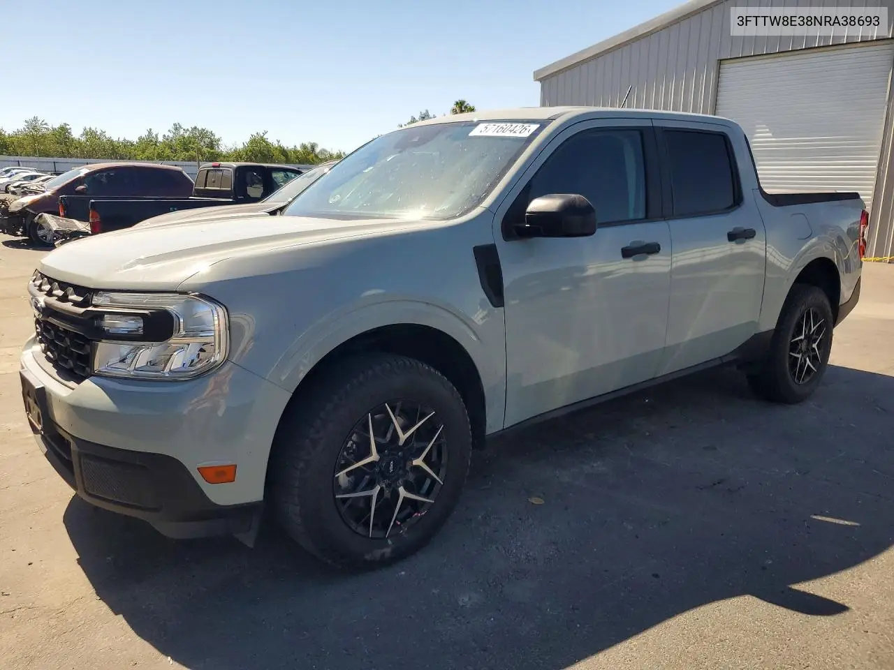 2022 Ford Maverick Xl VIN: 3FTTW8E38NRA38693 Lot: 57160426