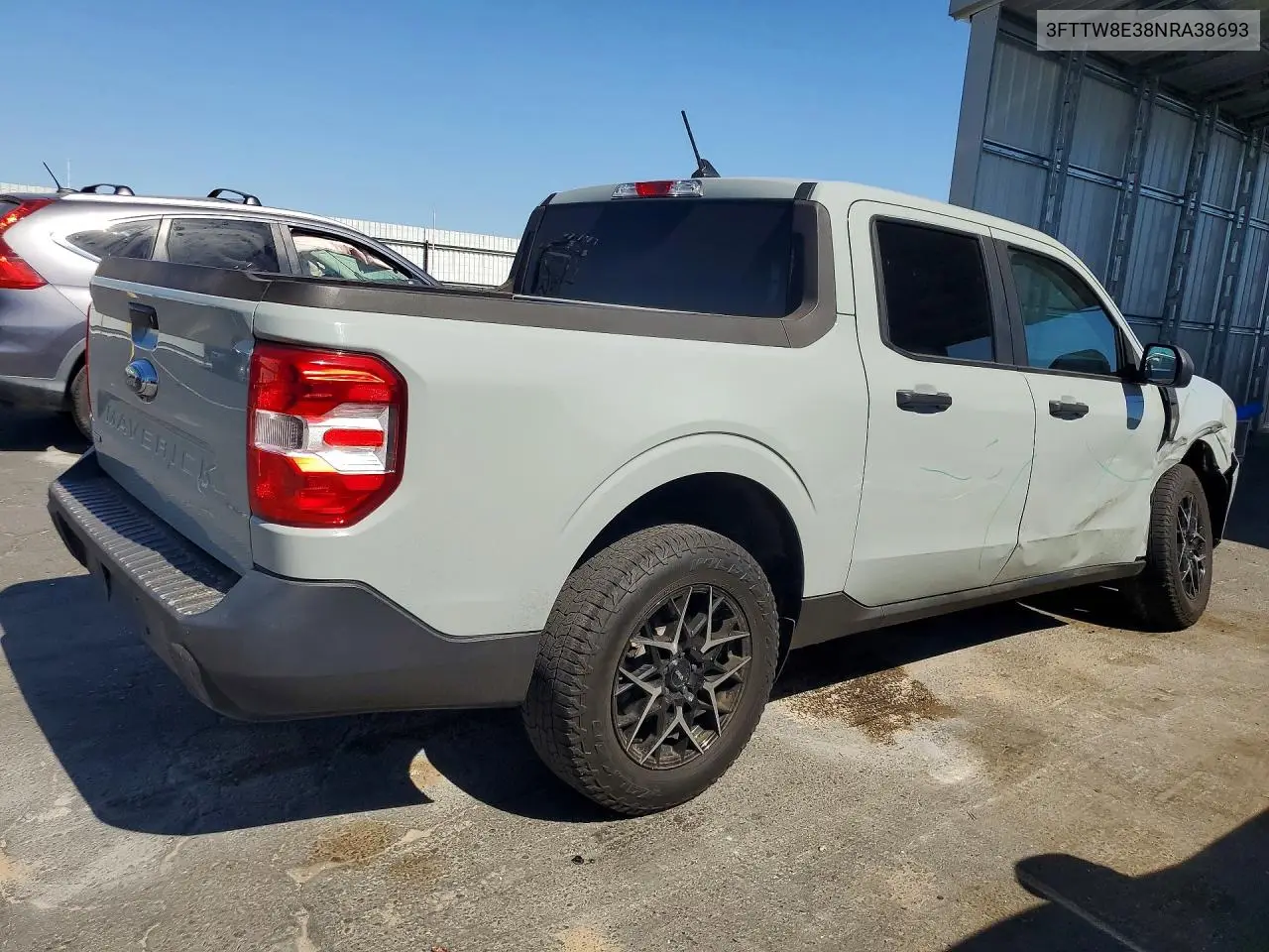 2022 Ford Maverick Xl VIN: 3FTTW8E38NRA38693 Lot: 57160426