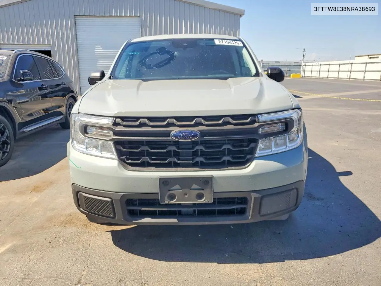 2022 Ford Maverick Xl VIN: 3FTTW8E38NRA38693 Lot: 57160426