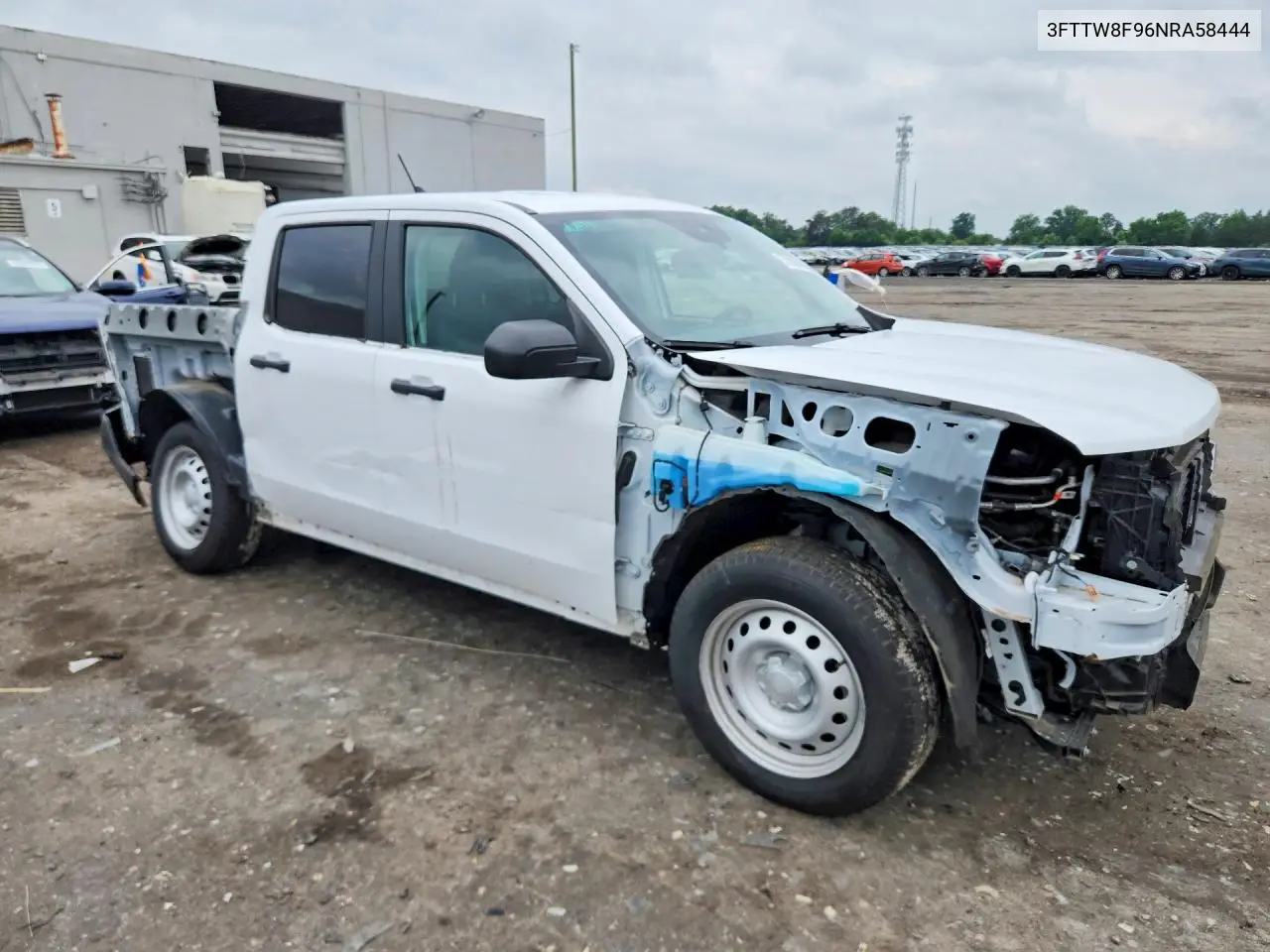 2022 Ford Maverick Xl VIN: 3FTTW8F96NRA58444 Lot: 57993996