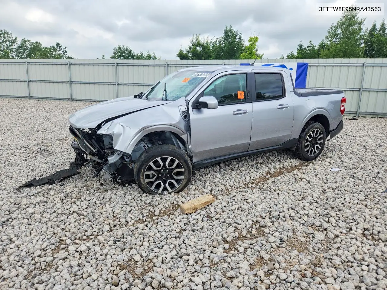 2022 Ford Maverick VIN: 3FTTW8F95NRA43563 Lot: 58115866