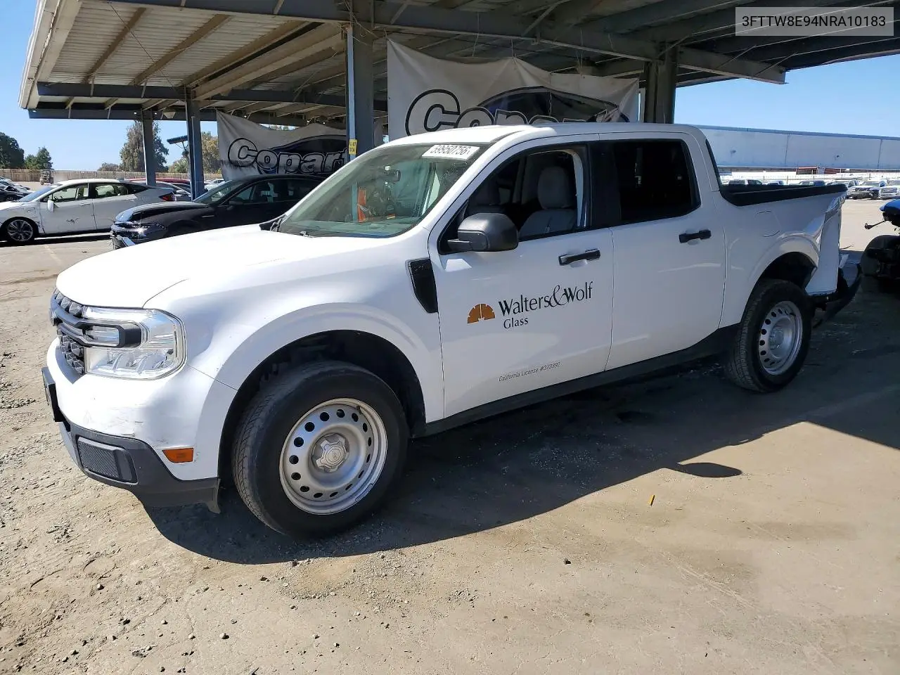 2022 Ford Maverick Xl VIN: 3FTTW8E94NRA10183 Lot: 59950756