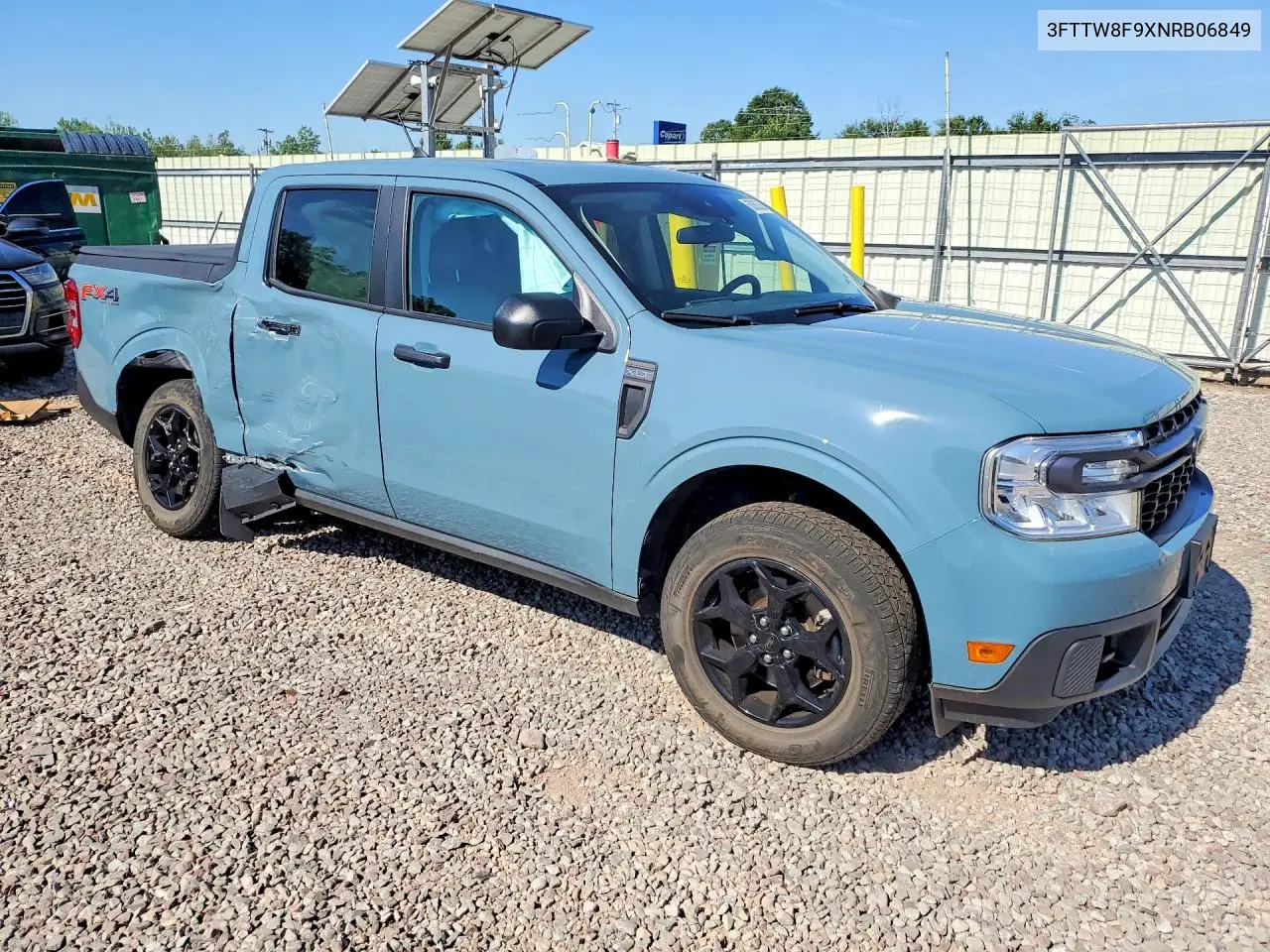 2022 Ford Maverick Xl VIN: 3FTTW8F9XNRB06849 Lot: 60060356