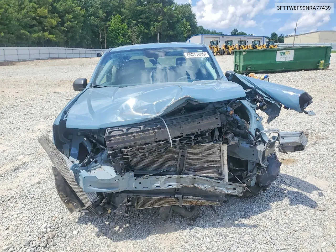 2022 Ford Maverick Xl VIN: 3FTTW8F99NRA77439 Lot: 60077046