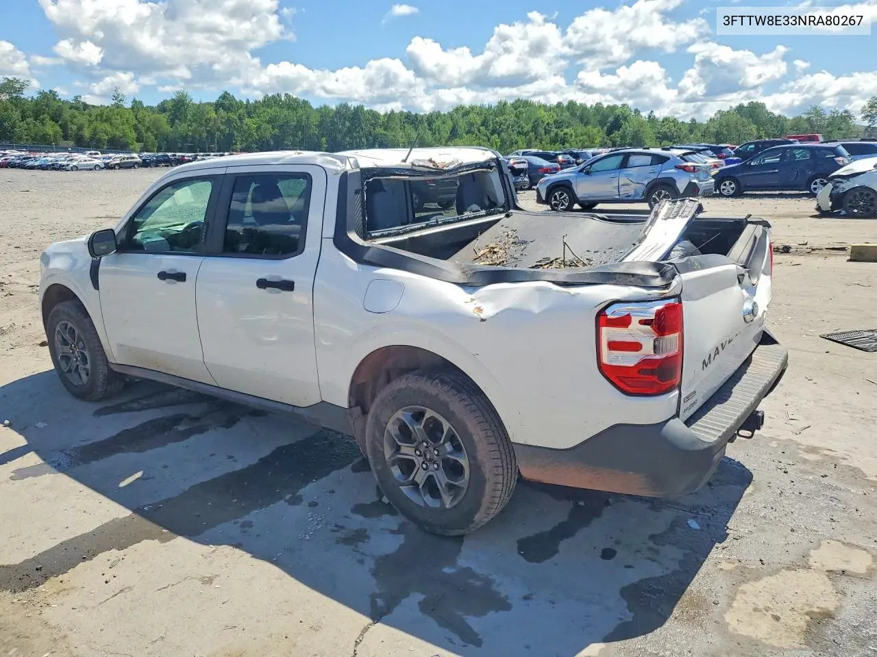 2022 Ford Maverick Xl VIN: 3FTTW8E33NRA80267 Lot: 60146386