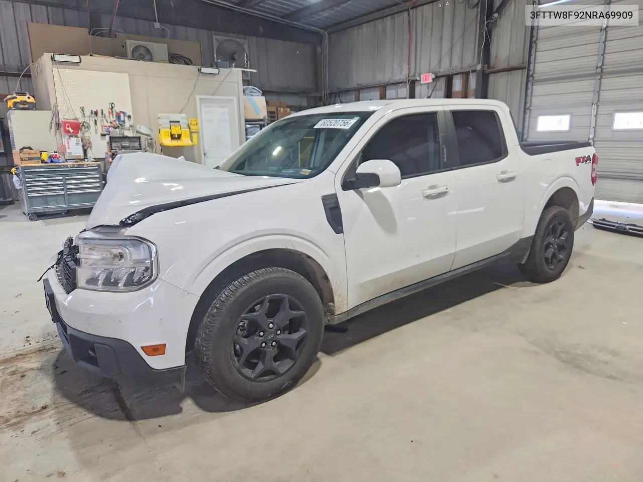 2022 Ford Maverick Xl VIN: 3FTTW8F92NRA69909 Lot: 60520756