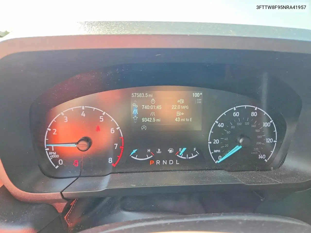 2022 Ford Maverick Xl VIN: 3FTTW8F95NRA41957 Lot: 60640336