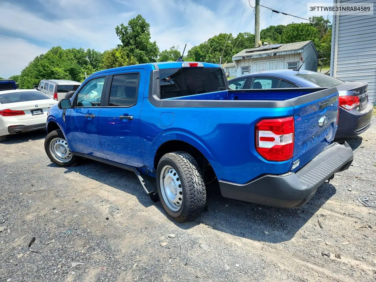 2022 Ford Maverick Xl VIN: 3FTTW8E31NRA84589 Lot: 60770426