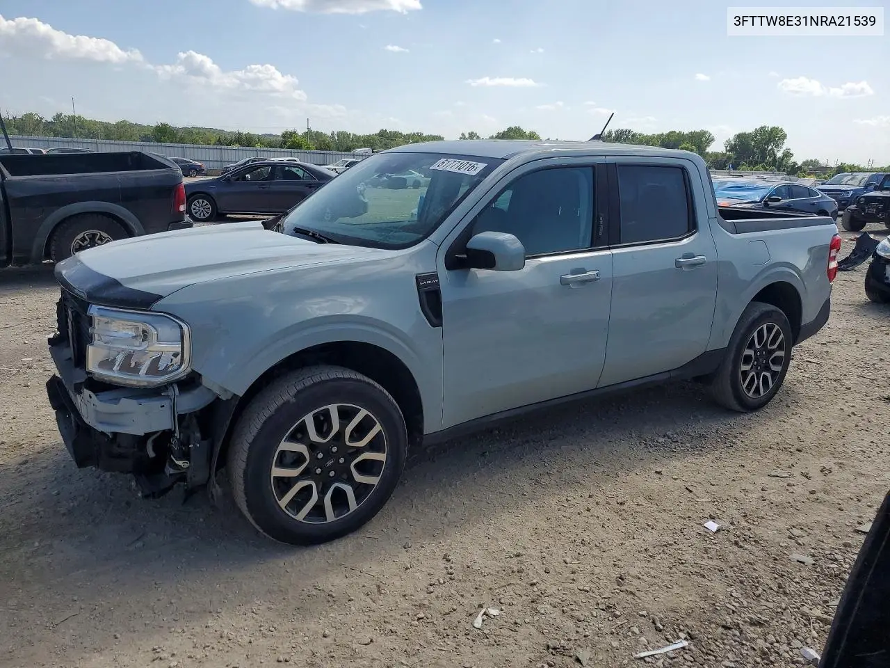 2022 Ford Maverick Xl VIN: 3FTTW8E31NRA21539 Lot: 61771016