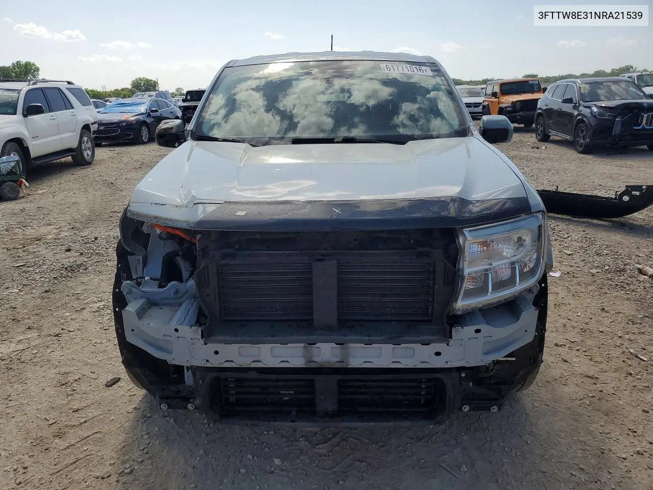 2022 Ford Maverick Xl VIN: 3FTTW8E31NRA21539 Lot: 61771016