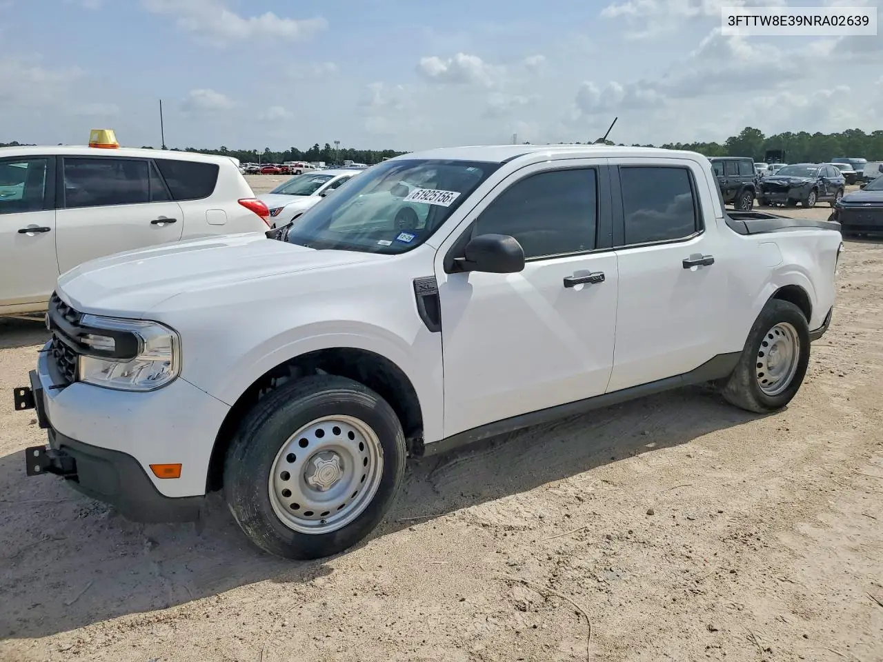 2022 Ford Maverick Xl/Xlt/Lariat VIN: 3FTTW8E39NRA02639 Lot: 61925156