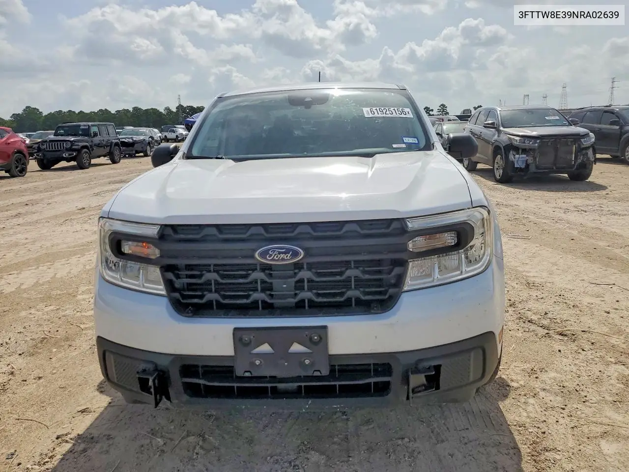 2022 Ford Maverick Xl/Xlt/Lariat VIN: 3FTTW8E39NRA02639 Lot: 61925156
