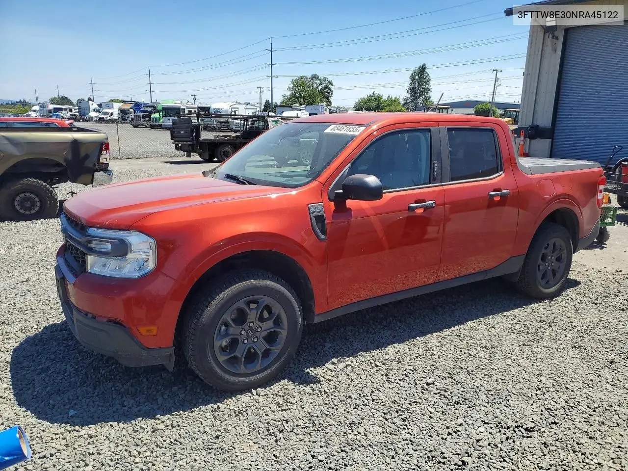 2022 Ford Maverick Xl VIN: 3FTTW8E30NRA45122 Lot: 85461855