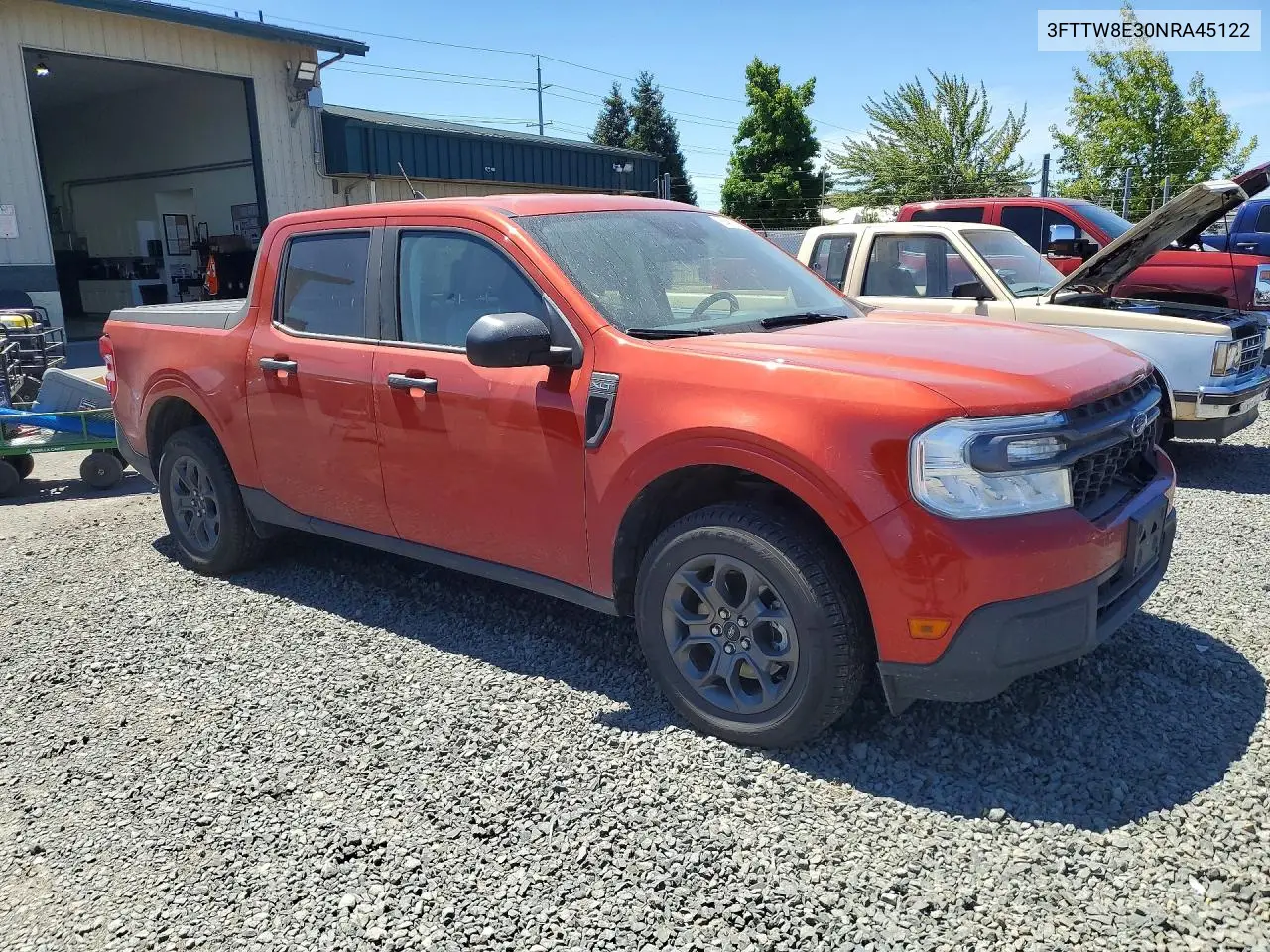 2022 Ford Maverick Xl VIN: 3FTTW8E30NRA45122 Lot: 85461855