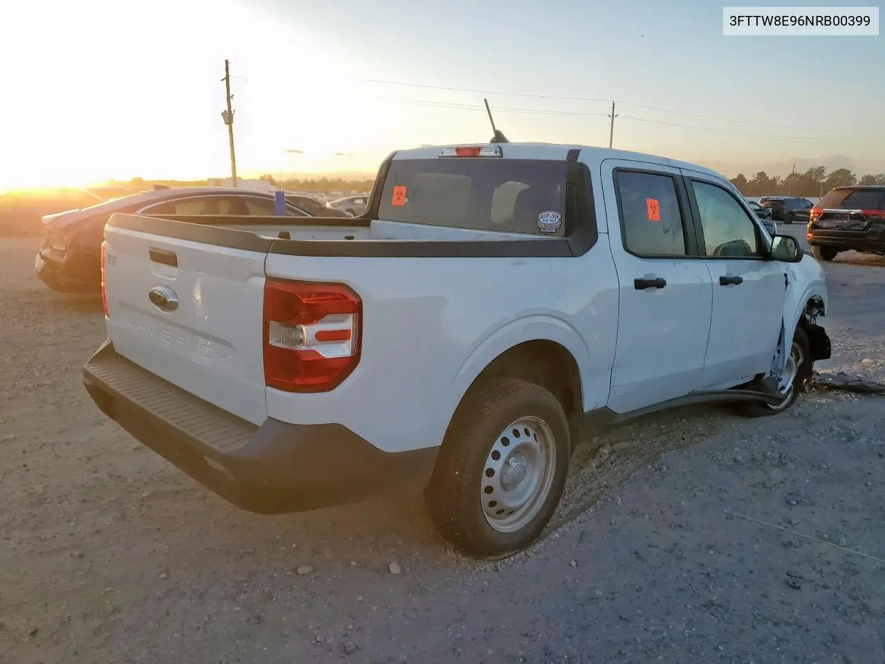 3FTTW8E96NRB00399 2022 Ford Maverick Xl 2.0L 4C Crew Cab