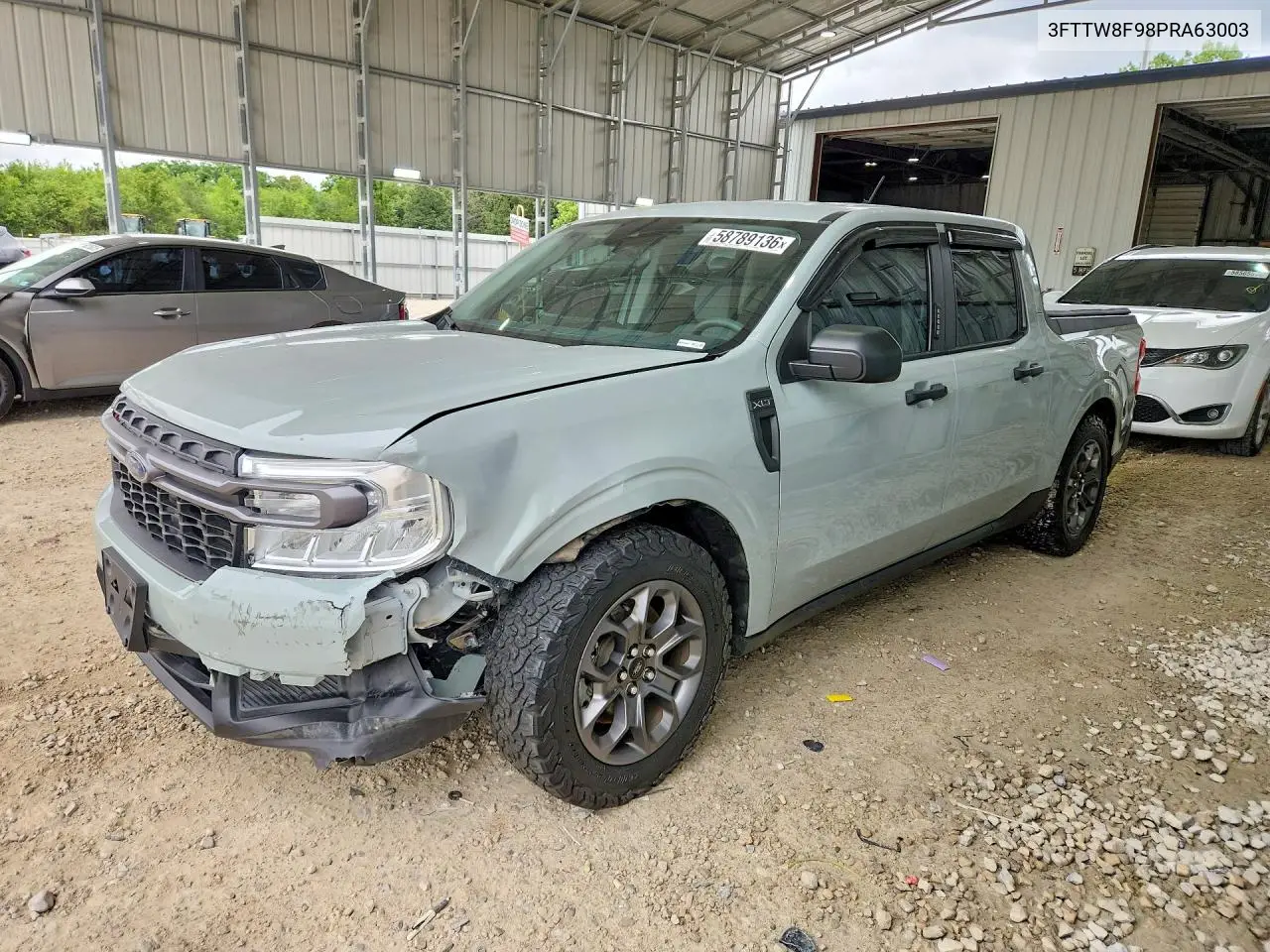 2023 Ford Maverick Xl VIN: 3FTTW8F98PRA63003 Lot: 58789136