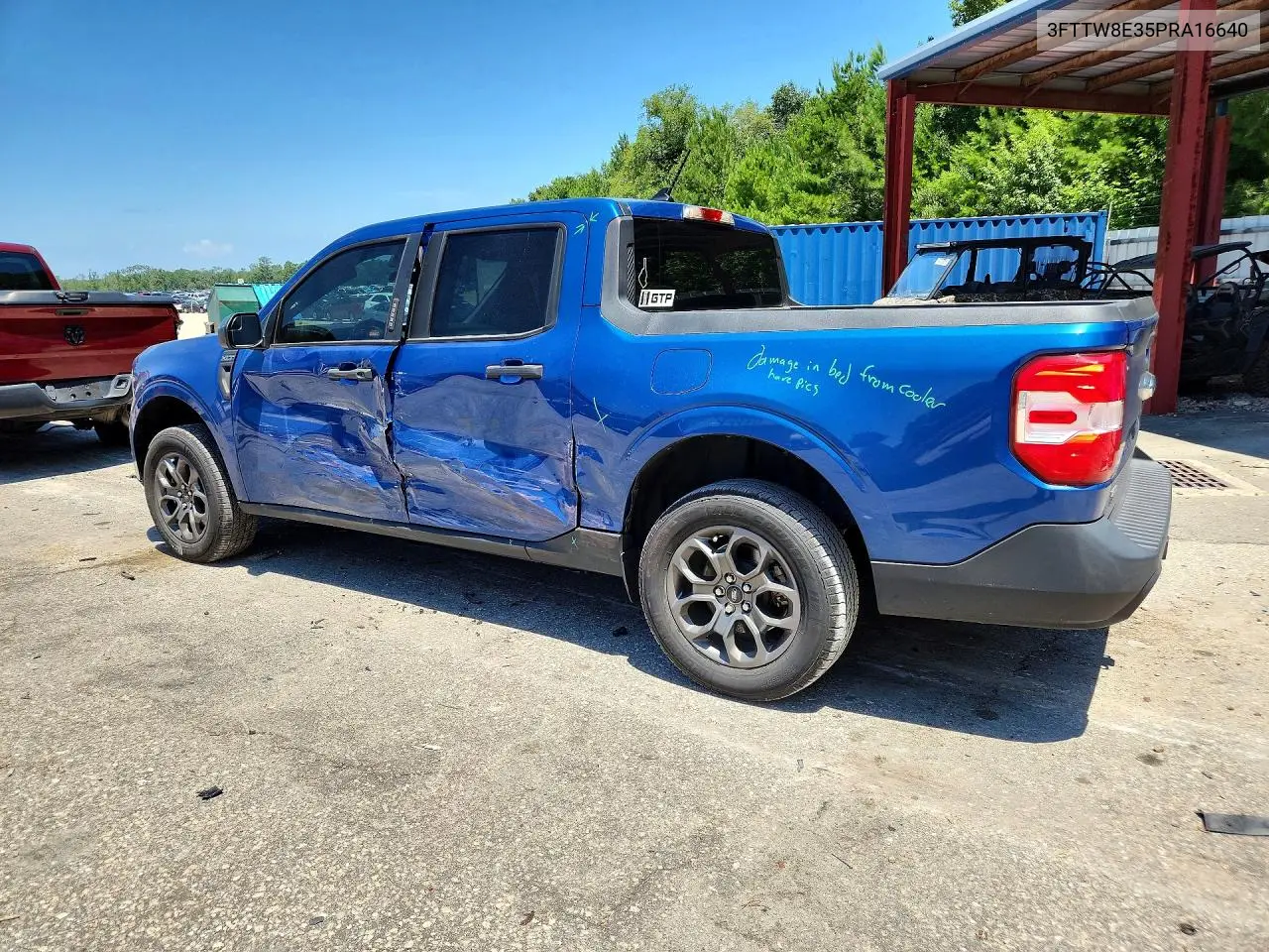 2023 Ford Maverick Xl VIN: 3FTTW8E35PRA16640 Lot: 59270666