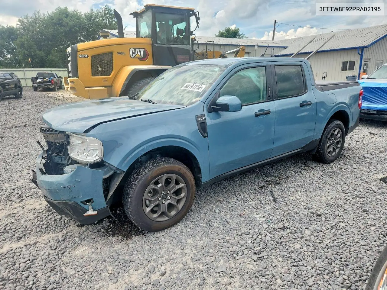 2023 Ford Maverick Xl VIN: 3FTTW8F92PRA02195 Lot: 60197256