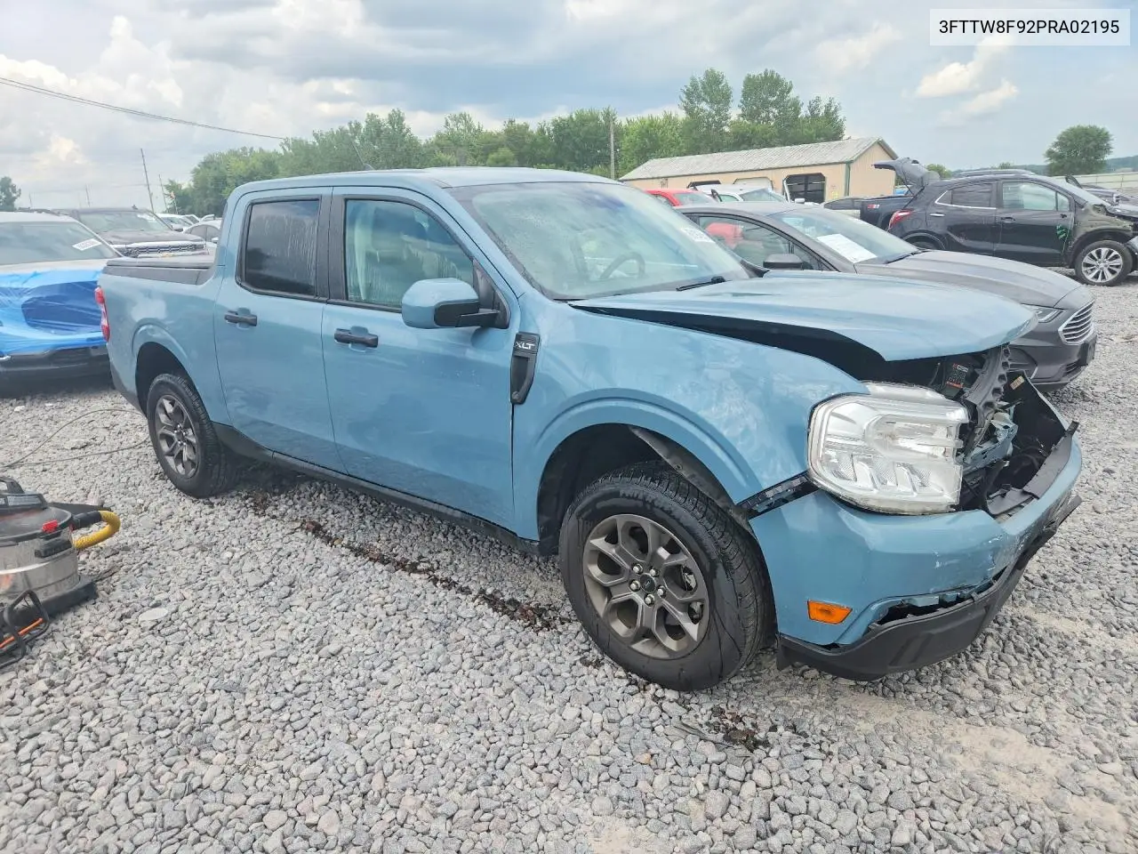 2023 Ford Maverick Xl VIN: 3FTTW8F92PRA02195 Lot: 60197256
