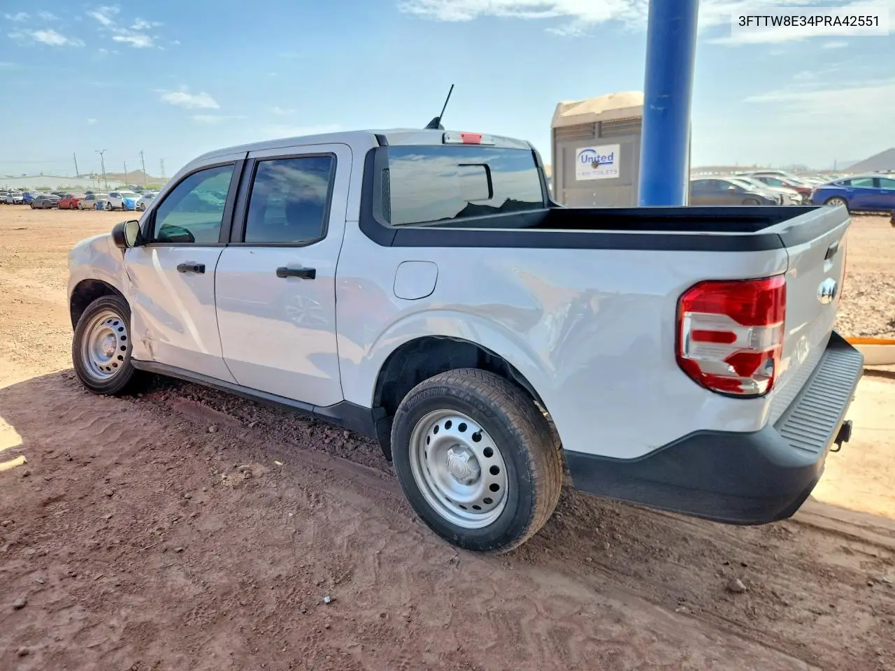 2023 Ford Maverick Xl VIN: 3FTTW8E34PRA42551 Lot: 60843726