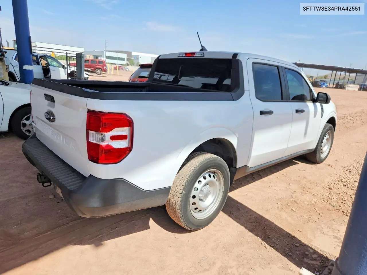 2023 Ford Maverick Xl VIN: 3FTTW8E34PRA42551 Lot: 60843726