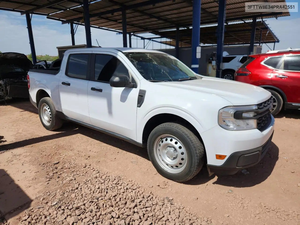 2023 Ford Maverick Xl VIN: 3FTTW8E34PRA42551 Lot: 60843726
