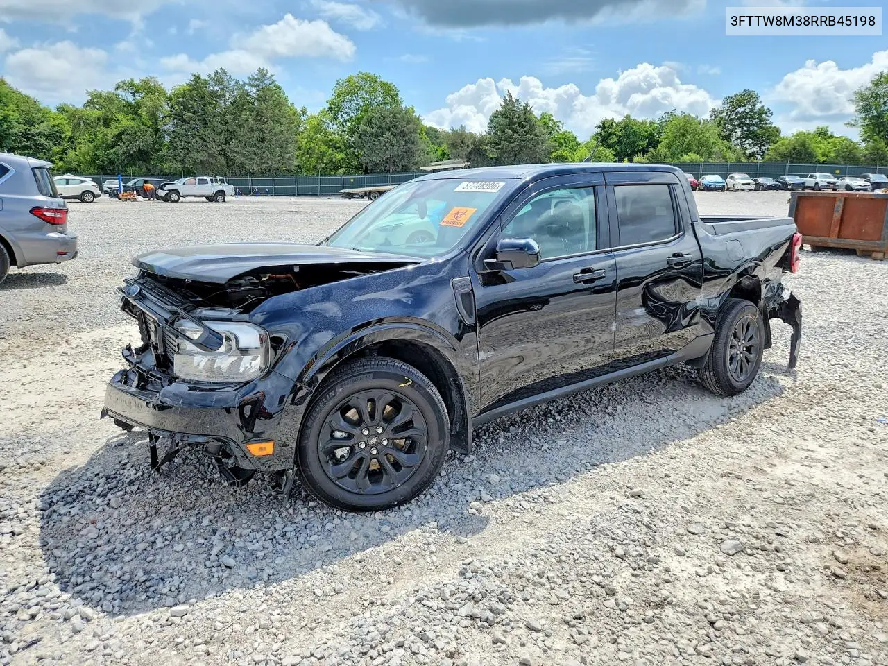 2024 Ford Maverick Lariat VIN: 3FTTW8M38RRB45198 Lot: 57748206