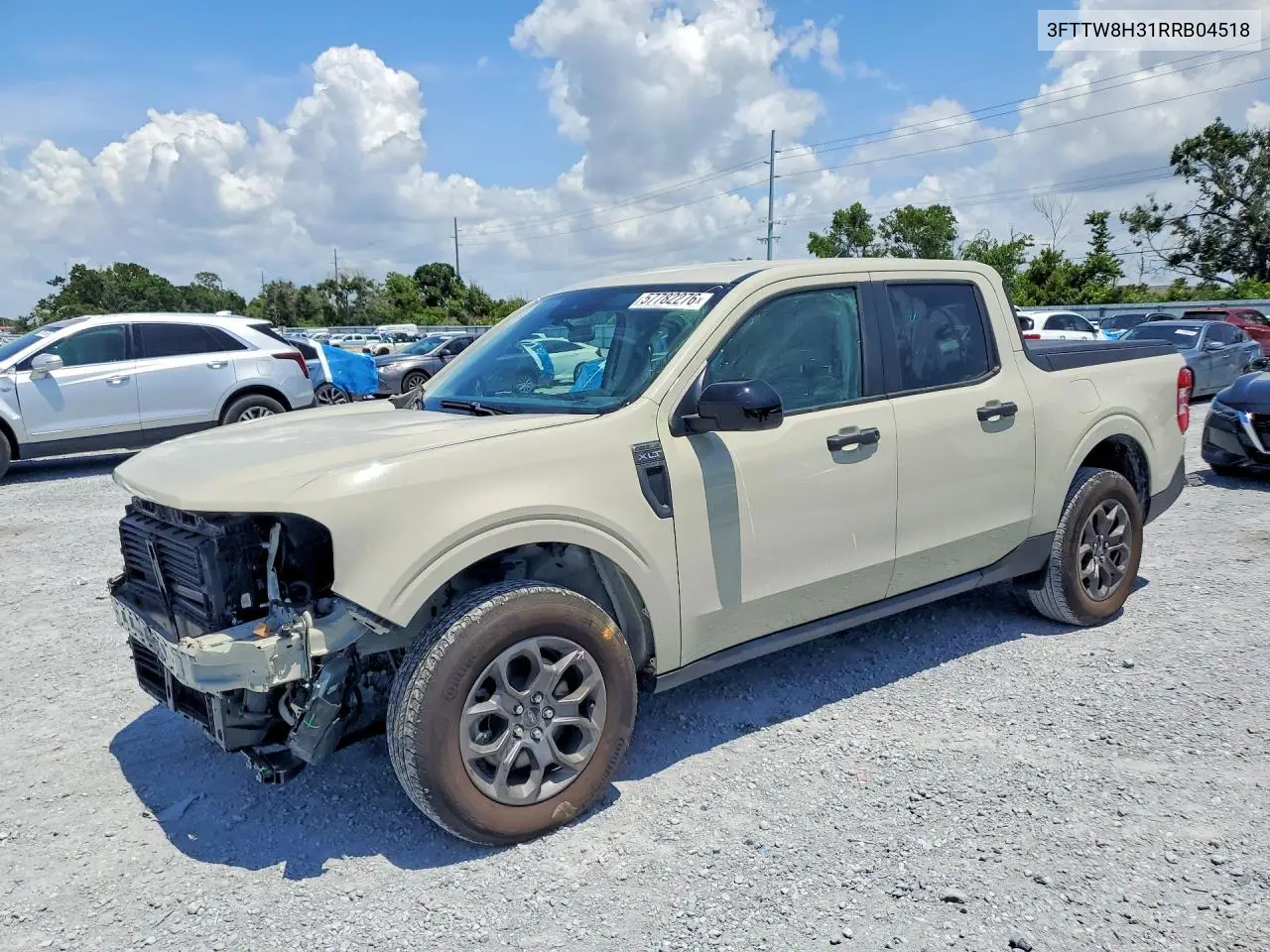 2024 Ford Maverick Xlt VIN: 3FTTW8H31RRB04518 Lot: 57782276