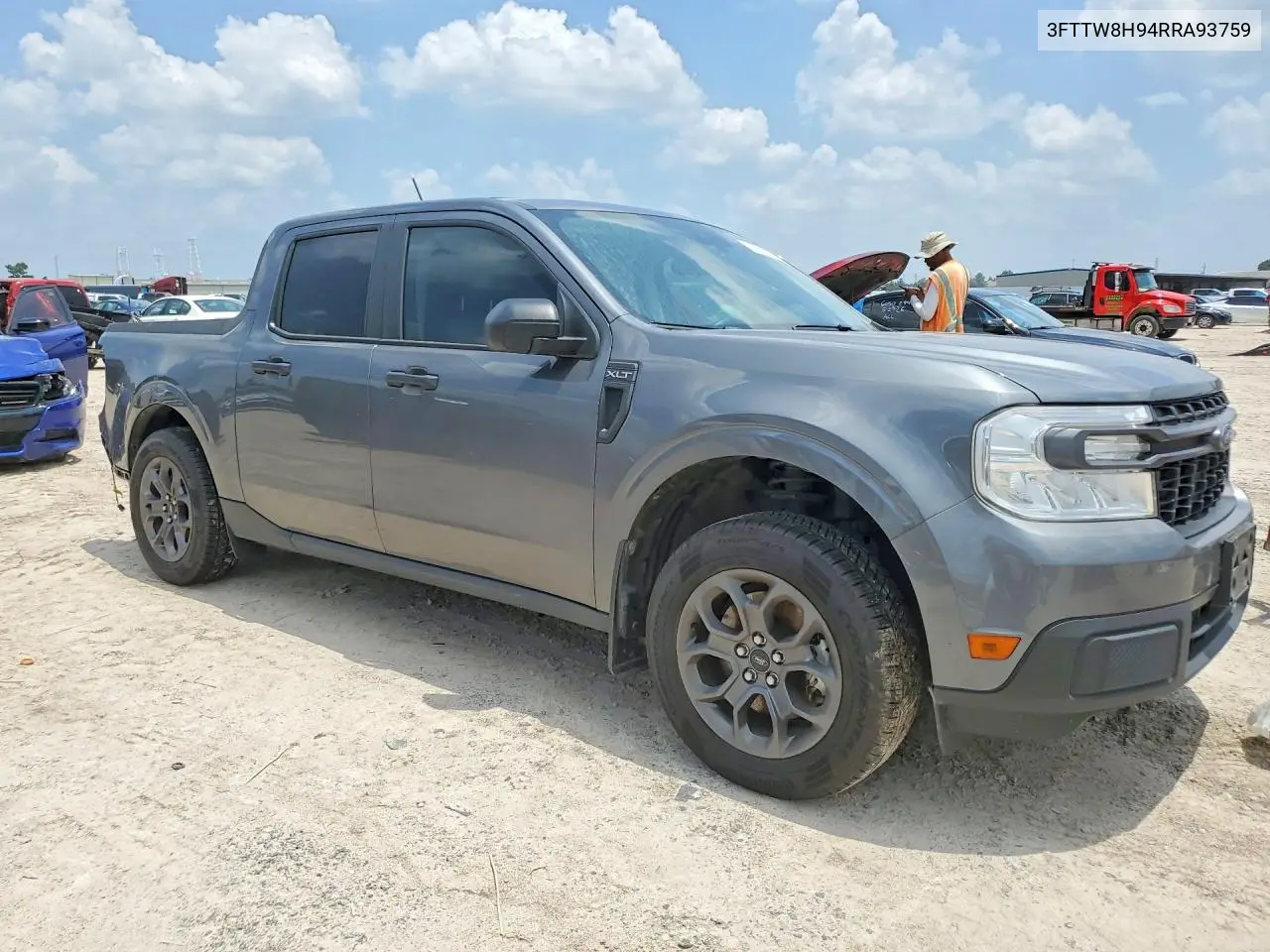 2024 Ford Maverick Xlt VIN: 3FTTW8H94RRA93759 Lot: 58015136